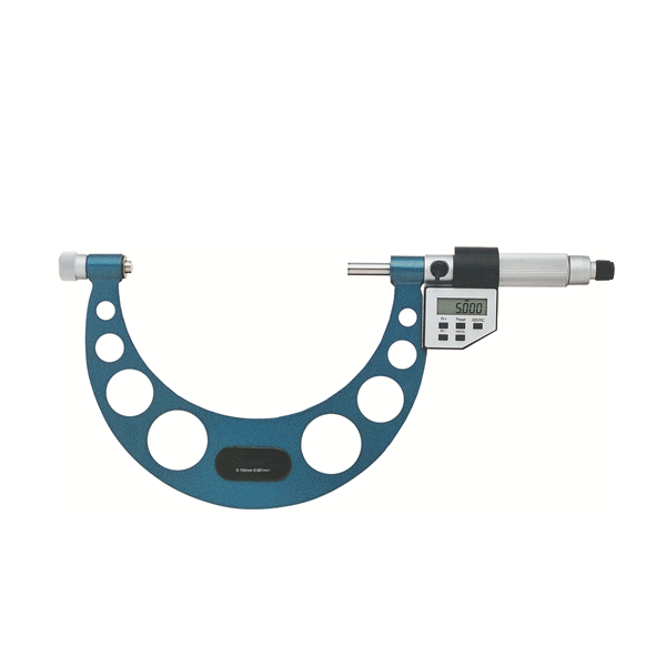 Digital Electronic Interchangeable Anvil Micrometer With Steel-plate Frame Featured Image