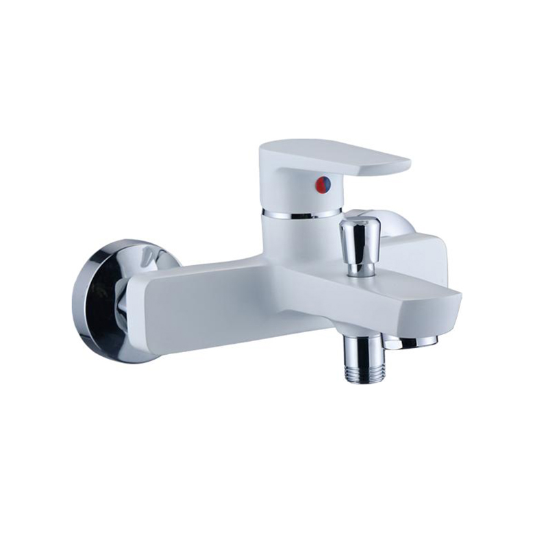 Brass-White-Bathroom-Shower-Hot-And-Cold-Faucet-In-Built-Button-Divertor