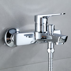 Brass Shower Mixer Wall Mounted Hot And Cold Two Function