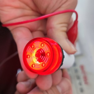 22mm plastic intermittent buzzer with flash LED light 12V 24V 110V 220V AD16-22SM