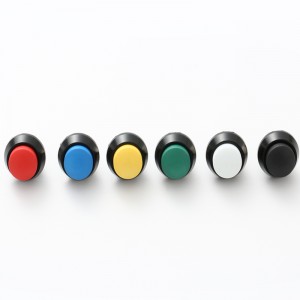ELEWIND 12mm Colorful head push button switch momentary 1NO (PM121H-10/△/A)