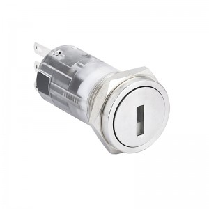 16MM  metal  Stainless steel key switch Two Position  Three Position  Maintain Return  PM164F-11Y/S