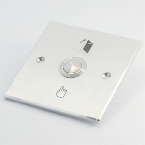 ELEWIND Door bell push button with rectangular silver panel ( PM191B-10/S )