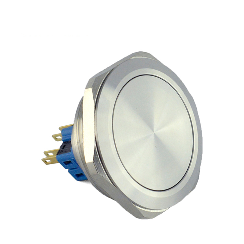 ELEWIND 40mm IP65 Stainless steel momentary or latching type 1NO1NC or 2NO2NC push button switch(PM401F-11/S)