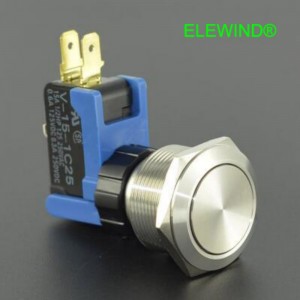ELEWIND 22mm Long life over 15A Large current push button switch, Momentary/Latching ( PM221-Q-11/S, UL approval )