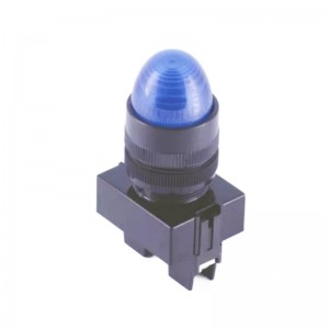 ELEWIND 22mm Screw terminal Dome head  blue Cap color Signal lamp ( PB221-BD/B/12V )