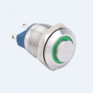 ELEWIND raised button 12mm metal push button switch with light(PM121H-10E/J/R/12V/S)