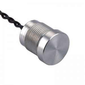 ELEWIND 16mm metal Stainless steel or Black aluminum alloy piezo switch (16mm,PS165P10YSS1,Rohs,CE)