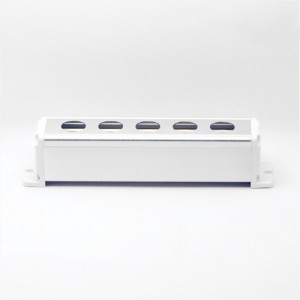 ELEWIND Metal Aluminium push button switch box 5 hole with 22mm hole (BXM-B5/22)