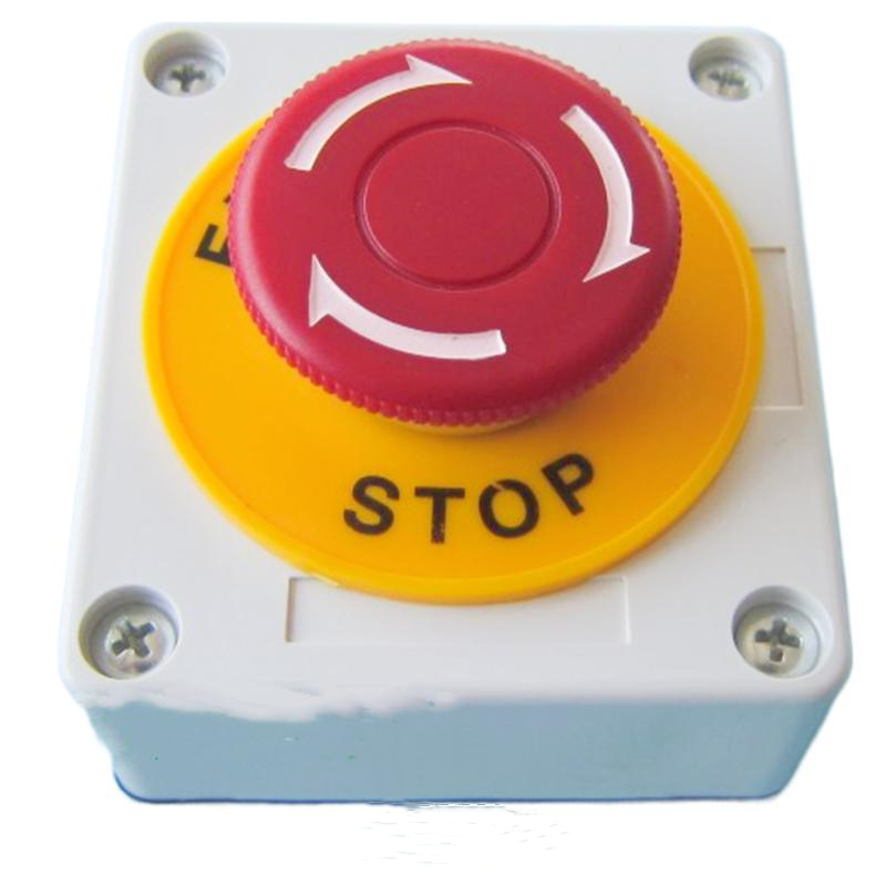 ELEWIND 22mm  emergency stop switch with switch box (PB222-11TSA/R/P/T14/2260 with switch box)
