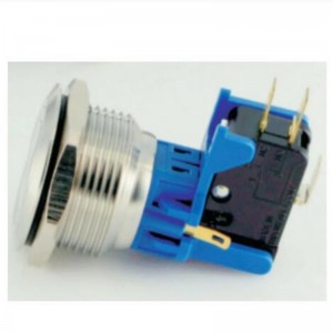ELEWIND 25mm 15A big current Latching push button switch with light ( PM251-LC-11ZD/S, UL approval )