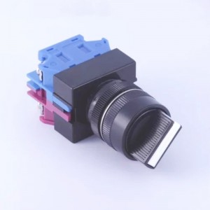ELEWIND 22mm  Screw terminal 1NO1NC two position selector switch black Cap color ( PB221-11X/21 )