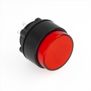 ELEWIND 22mm  plastic short body  push button switch with illuminated LED light   1NO1NC   2NO2NC PB223Y-11E/PC