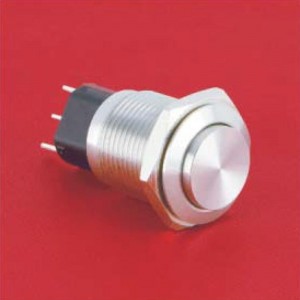 16MM metal Stainless steel or black plated brass 1NO1NC push button switch PM165F(H)-11/J/S(A)