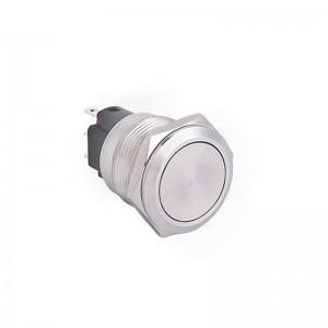 ELEWIND 19mm 22mm metal Stainless steel 1NO1NC  momentary latching push button switch without LED  light  PM225F-11/S