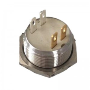 ELEWIND 19mm  stainless steel Momentary short length body push button switch ( PM19W-10E/R/12V/S )