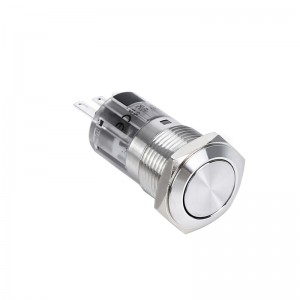 16MM metal Stainless steel 1NO1NC  2NO2NC  momentary  latching  on-off  push button switch PM164F(H)-11/S