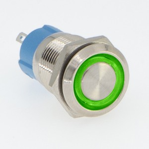 ELEWIND 12mm metal Latching push button switch with light(PM121-10E/J/12V/N)