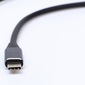 22mm mounting diameter metal Aluminium anodized USB connector socket  USB3.0 Female A to type C male C with 60cm cable