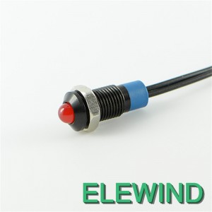 8mm 10MM 12MM Flash type metal Indicator Light/Signal lamp  with cable 15CM (6-24VDC at the same time)