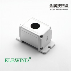 ELEWIND Metal Aluminium push button switch box 1 hole with 22mm hole (BXM-B1/22)