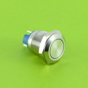 ELEWIND 12mm vandal resistant stainless steel  Momentary (1NO) metal push button switch(PM121H-10/J/S)