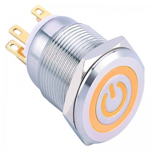 ELEWIND 19mm SPDT Button switch with light(PM193F-11ET/G/12V/S)