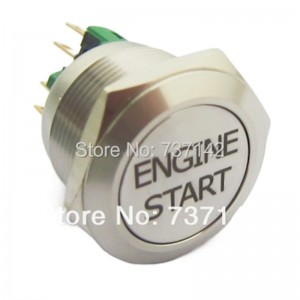 ELEWIND 22mm 1NO1NC push button with ENGINE START symbol ( PM221F-11Z/S with ENGINE START symbol)