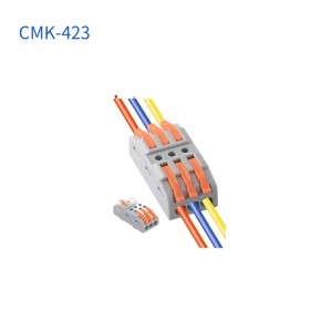 CMK-401/422/423 IP68 16A 450V waterproof Connector Outdoor IP68 Waterproof Electrical Wire Connector 3Pin 4Pin