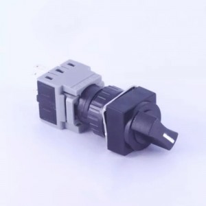 ELEWIND 16mm Plastic Square or rectangular type 1NO1NC 4 PIN terminal Selector switch 2 position maintain  ( PB163F-11X/21 )