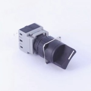 ELEWIND 16mm Plastic 4 PIN terminal Round Shape 1NO1NC Selector switch 2 position maintain ( PB163Y-11X/21 )