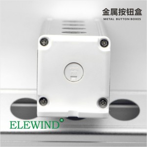 ELEWIND Metal Aluminium push button switch box 3 hole with 22mm hole (BXM-B3/22)