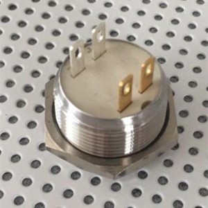 ELEWIND 19mm  stainless steel Momentary short length body push button switch ( PM19W-10E/R/12V/S )