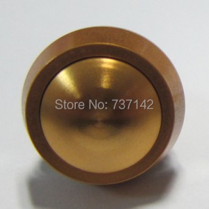 ELEWIND 12mm Dome head Golden color Aluminum aluminum anodized push button switch (PM121B-10/J/A/Golden color)