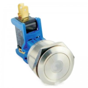 ELEWIND 25mm 15A big current Latching push button switch with light ( PM251-LC-11ZD/S, UL approval )