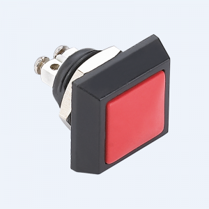 ELEWIND 12mm square Momentary 1NO black body or silver body  push button switch (PM121S-10/Y/A  , PM121S-10/W/T )