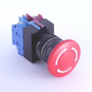 ELEWIND 22mm  Screw  terminal 1NO1NC  emergency stop switch RED Cap color ( PB221-11TS )