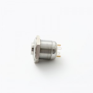 ELEWIND illuminated metal stainless steel push button Momentary type 1NO (PM161H-10E/J/R/12V/S)