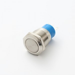 China High Quality Push Button Switch With Indicator Light Factory –  ELEWIND 19mm 1NO1NC 2NO2NC momentary latching on off Stainless steel push button switch (PM192F-11Z/S , PM192F-11/S ) &#...