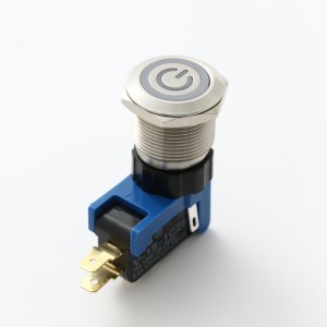 ELEWIND 15A LARGE Big current TRANSPARENT POWER symbol Stainless steel push button switch (19mm,22mm,25mm, UL approval )