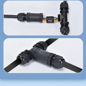 IP68 high quality M25-T Waterproof Joint Wire 400V 25A Quick Connection Waterproof Connector Wiring Outdoor Rainproof Terminal