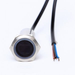 22mm metal type touchless switch ON-OFF type with circle illuminated (EW-22E10BYSSR12,Rohs,)