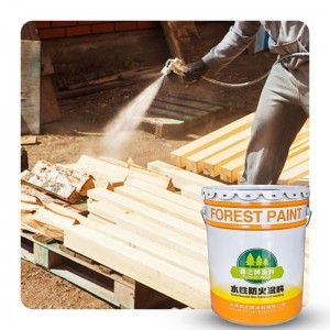 Waterbased Transparent Wood Fire Resistant Paint