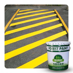 Wear resistant coating water based acrylic road marking paint