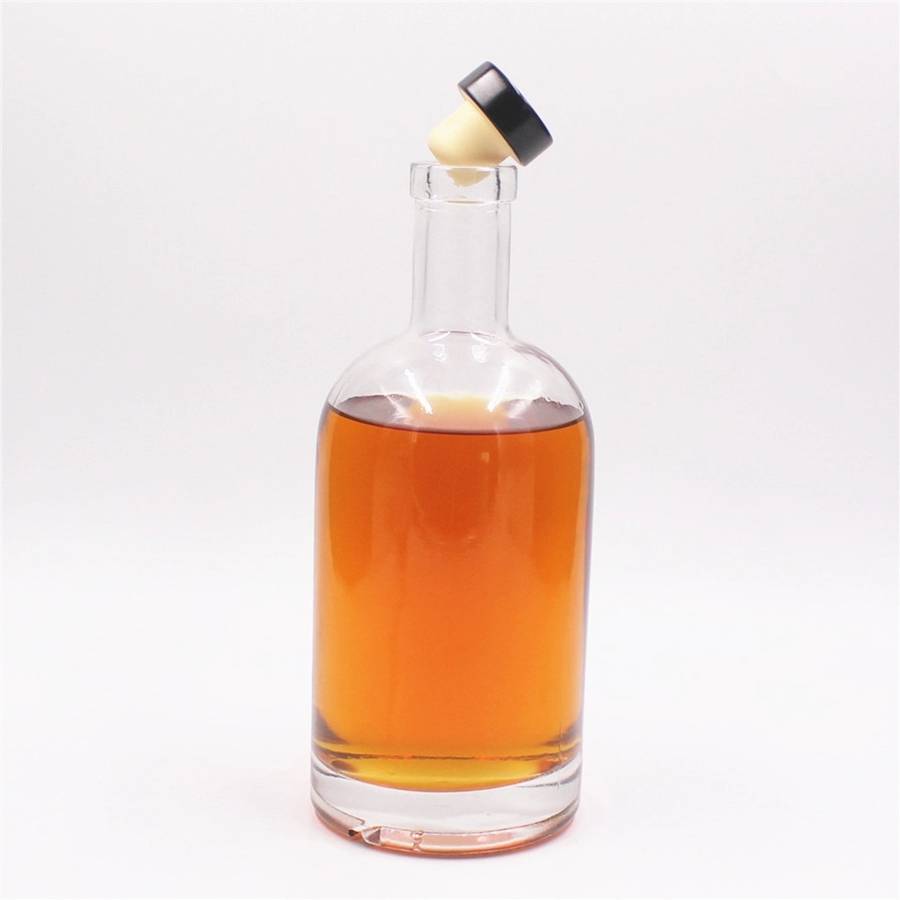 Manufacturer for Round Glass Bottle For Liquor Whisky Gin Vodka Brandy Spirit Tequila -  Liquor bottle whiskey brandy bottle  – JUMP