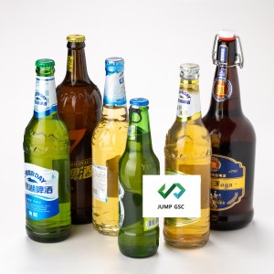 Various colorsflint beer glass bottle