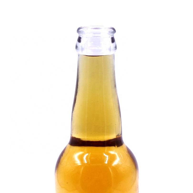 Professional China Amber Beer Bottle - Clear flint beer beverage glass bottle – JUMP