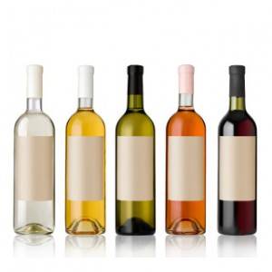 Premium wine glass bottle 750ml