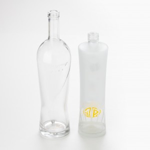 Customized tequila spirits liqour glass bottles