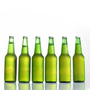 الجملة الأكثر شعبية مشروب واضح 250 مللي 330 مللي زجاجة بيرة زجاجية شفافة